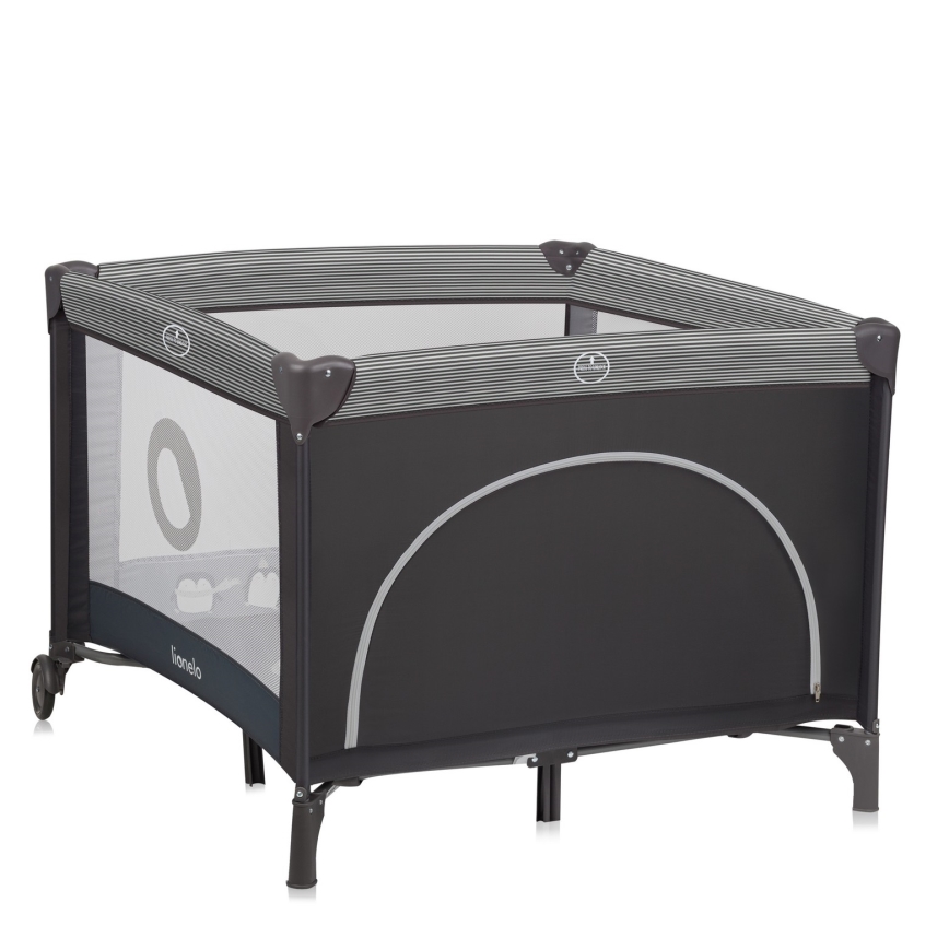 Lionelo - Laufgitter BONNIE Scandi-Grau