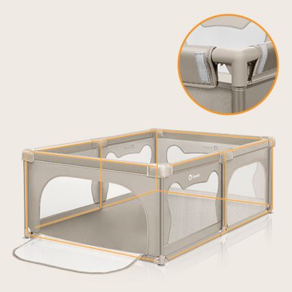 Lionelo - Laufgitter WILLOW Beige