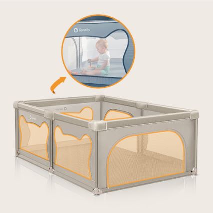 Lionelo - Laufgitter WILLOW Beige