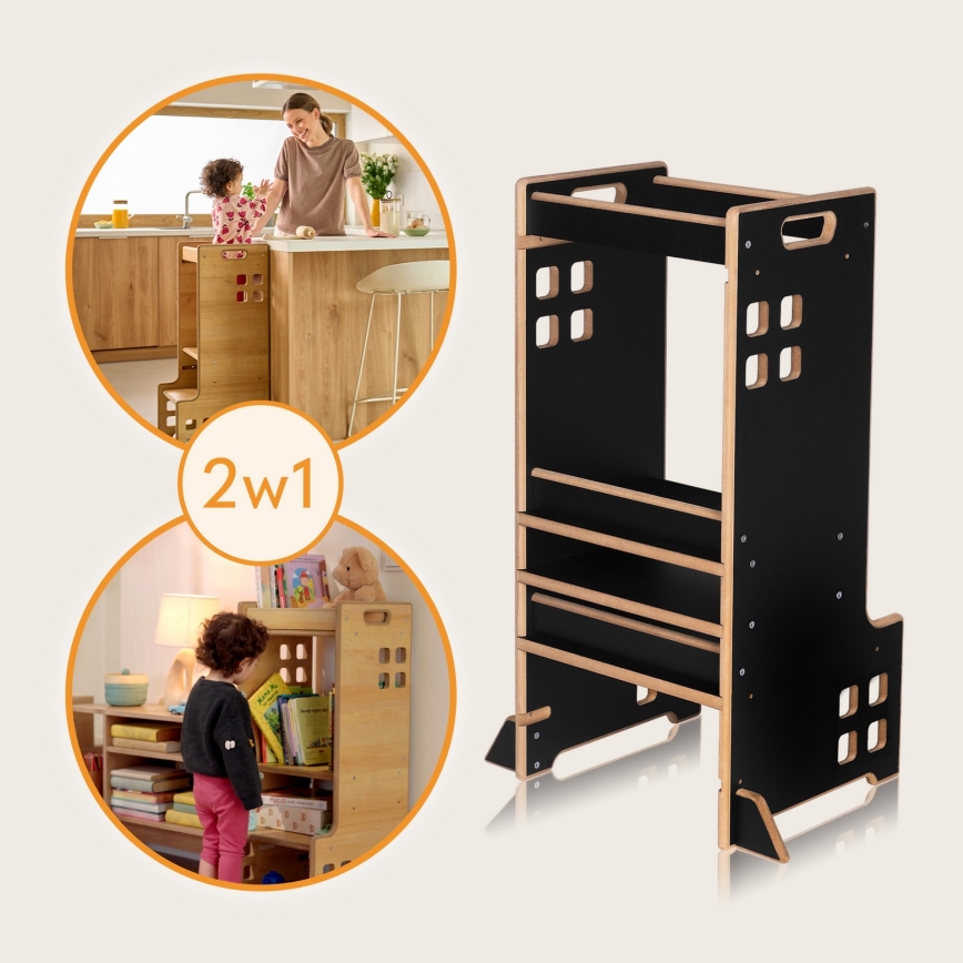 Lionelo - Lernturm CASS Black Onyx