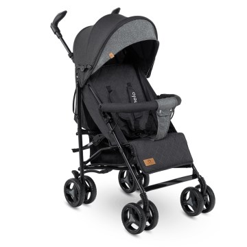 Lionelo - Regenschirm-Buggy IRMA Schwarz/Dunkelgrau