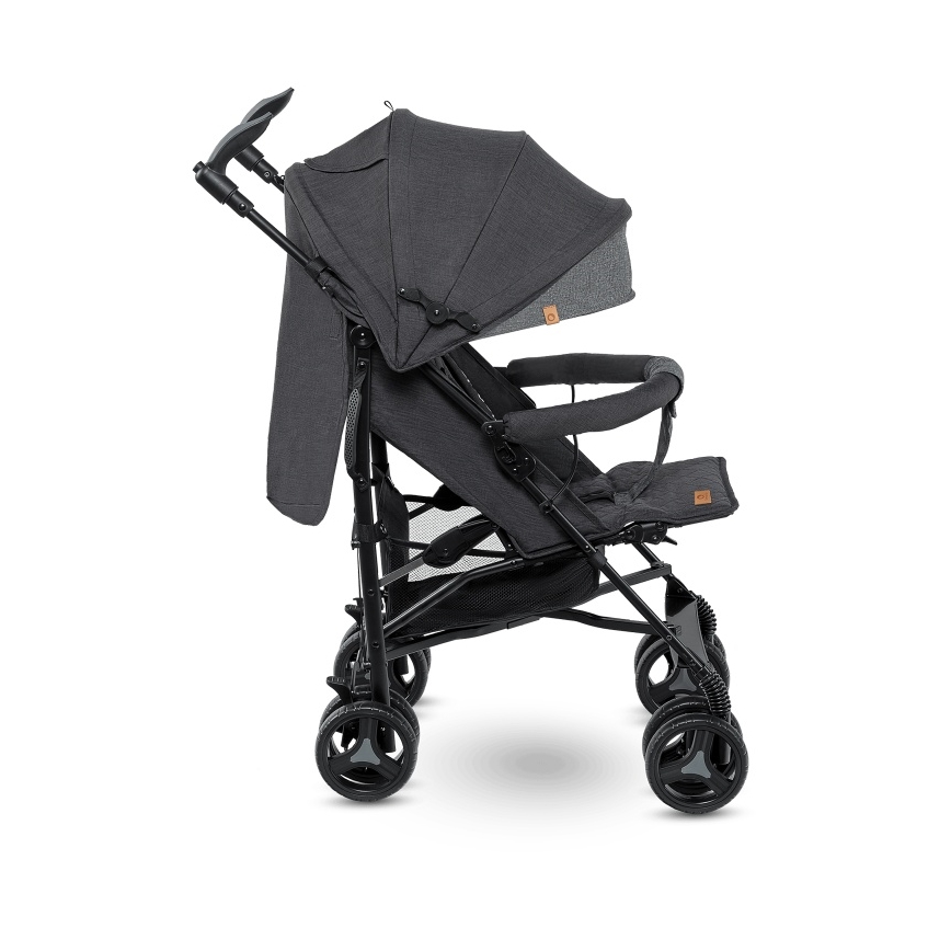 Lionelo - Regenschirm-Buggy IRMA Schwarz/Dunkelgrau