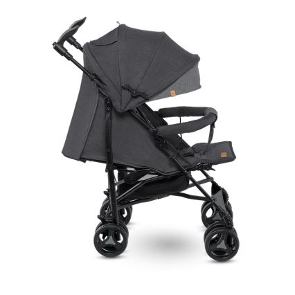 Lionelo - Regenschirm-Buggy IRMA Schwarz/Dunkelgrau