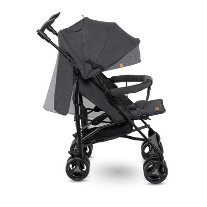 Lionelo - Regenschirm-Buggy IRMA Schwarz/Dunkelgrau