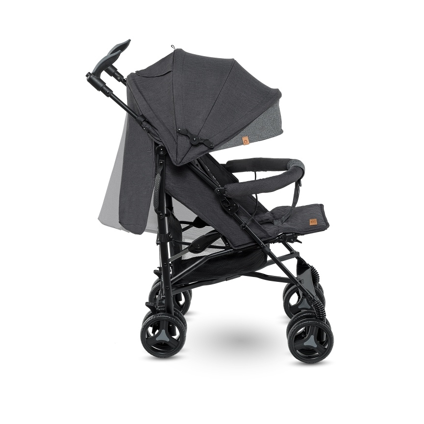 Lionelo - Regenschirm-Buggy IRMA Schwarz/Dunkelgrau