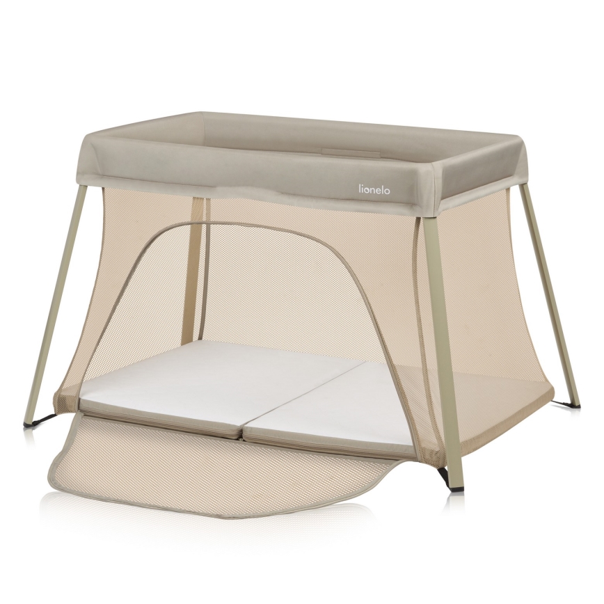 Lionelo - Reisebett 3-in-1 ALICE Beige Olive