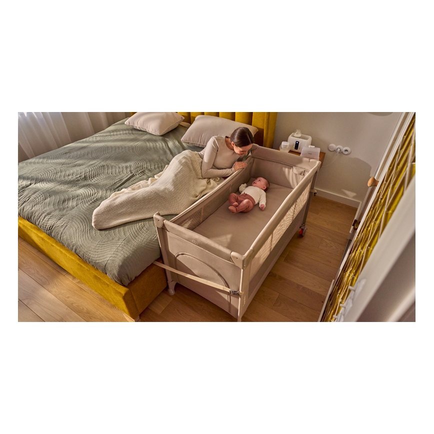 Lionelo - Reisebett 3-in-1 ELLEN Sandbeige