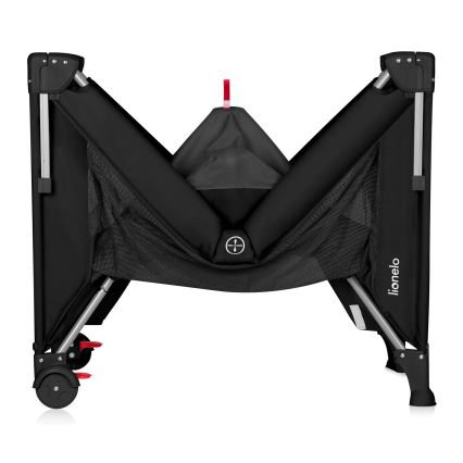 Lionelo - Reisebett 3-in-1 ELLEN Schwarz-Carbon
