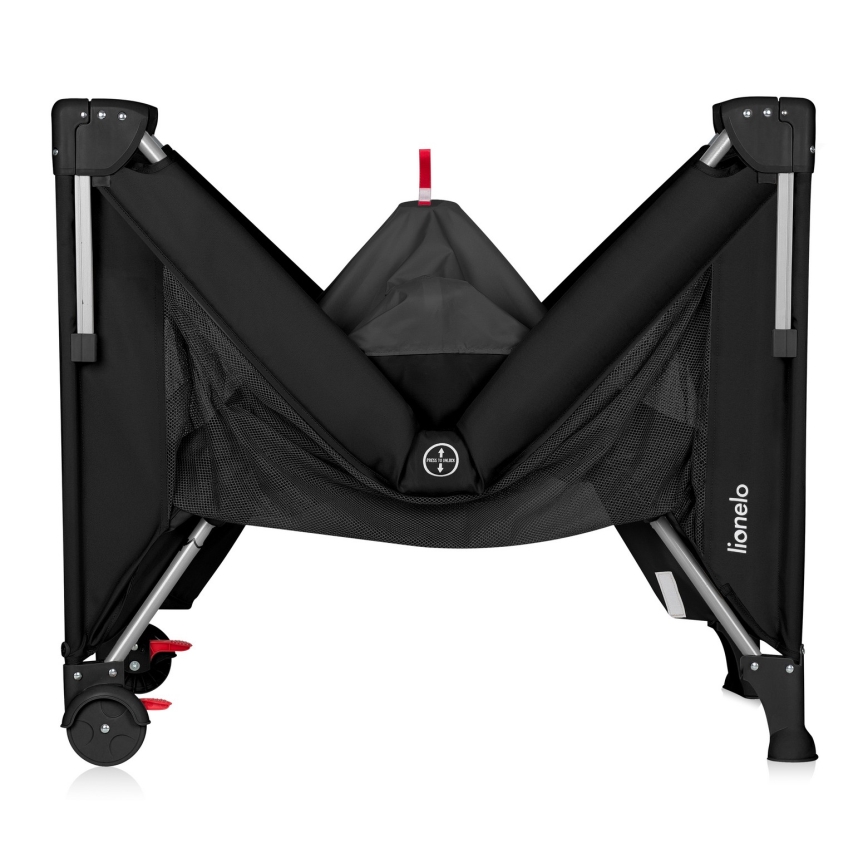 Lionelo - Reisebett 3-in-1 ELLEN Schwarz-Carbon