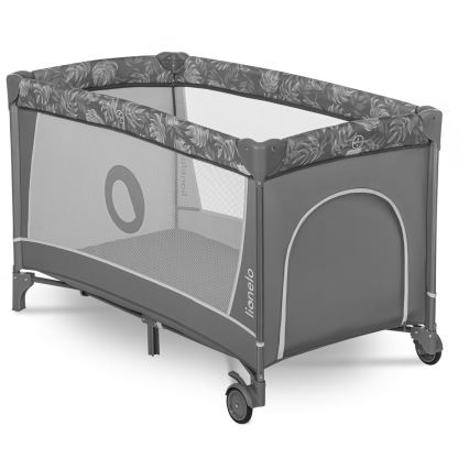 Lionelo - Reisebett FLOWER Grey Stone