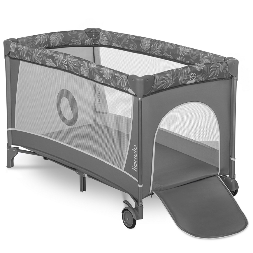 Lionelo - Reisebett FLOWER Grey Stone