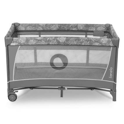 Lionelo - Reisebett FLOWER Grey Stone