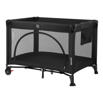 Lionelo - Reisebett LAURA Black Carbon