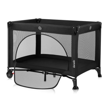 Lionelo - Reisebett LAURA Black Carbon
