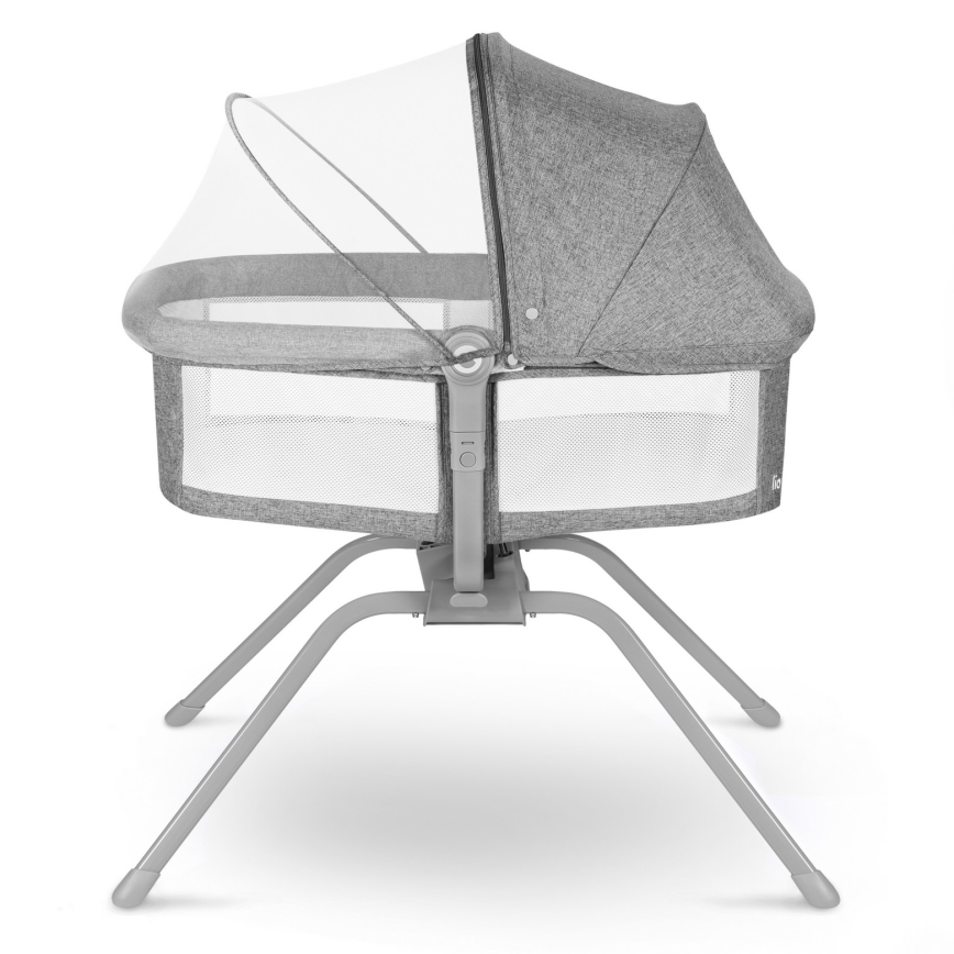 Lionelo - Reisebett MALIN Stone-Grau