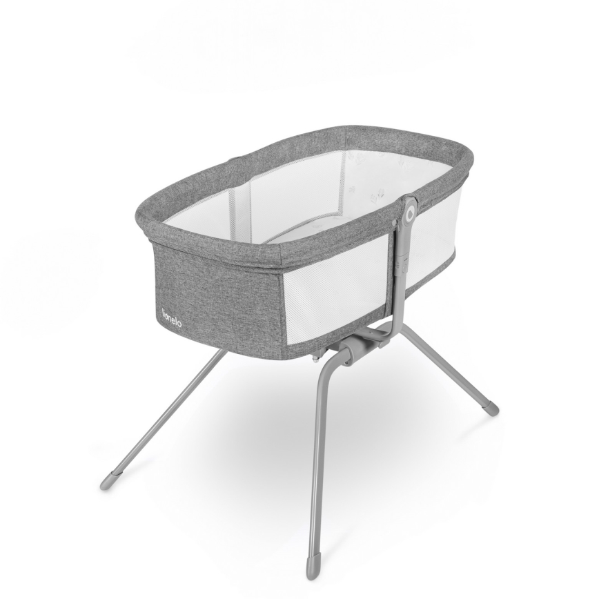 Lionelo - Reisebett MALIN Stone-Grau