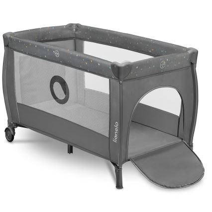Lionelo - Reisebett STEFI PLUS Grau Multicolor