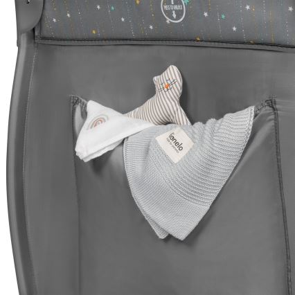 Lionelo - Reisebett STEFI PLUS Grau Multicolor