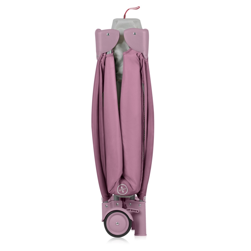 Lionelo - Reisebett STEFI PLUS Pink Magnolia
