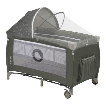 Lionelo - Reisebett SVEN PLUS Beige-Olive