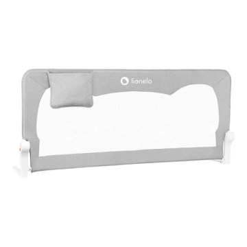 Lionelo - Sicherheitsgitter für das Bett HANNA Grau Melange