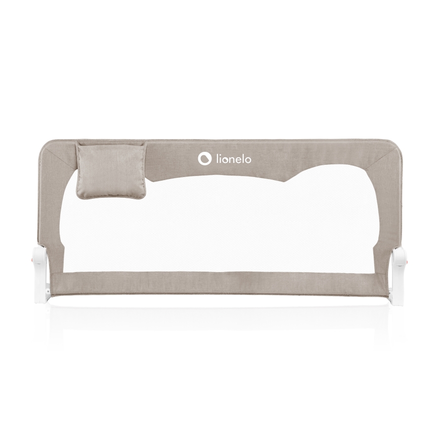 Lionelo - Sicherheitsgitter fürs Bett HANNA Beige Melange