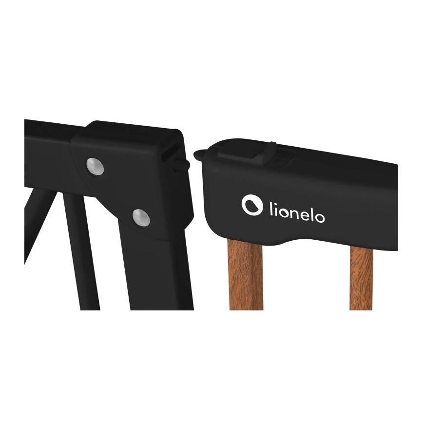 Lionelo - Sicherheitsgitter TRUUS SLIM schwarz/braun