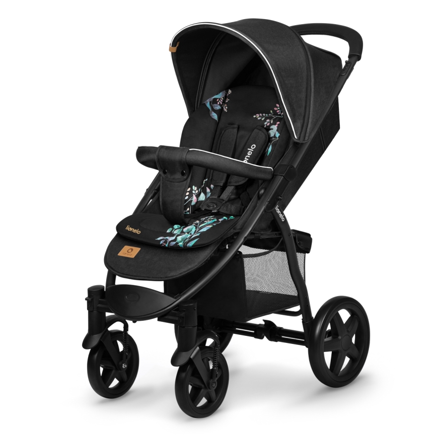 Lionelo - Sitzauflage für Kinderwagen SEATLINER Golden Moments Schwarz