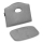 Lionelo - Sitzpolster für den Kinderhochstuhl FLORIS CUSHION Grey Stone