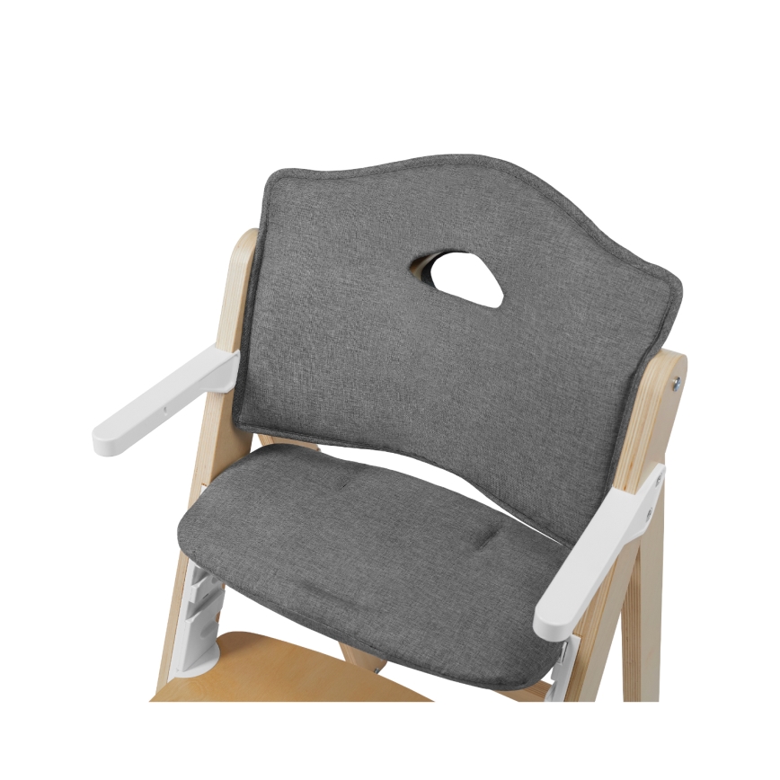 Lionelo - Sitzpolster für den Kinderhochstuhl FLORIS CUSHION Grey Stone