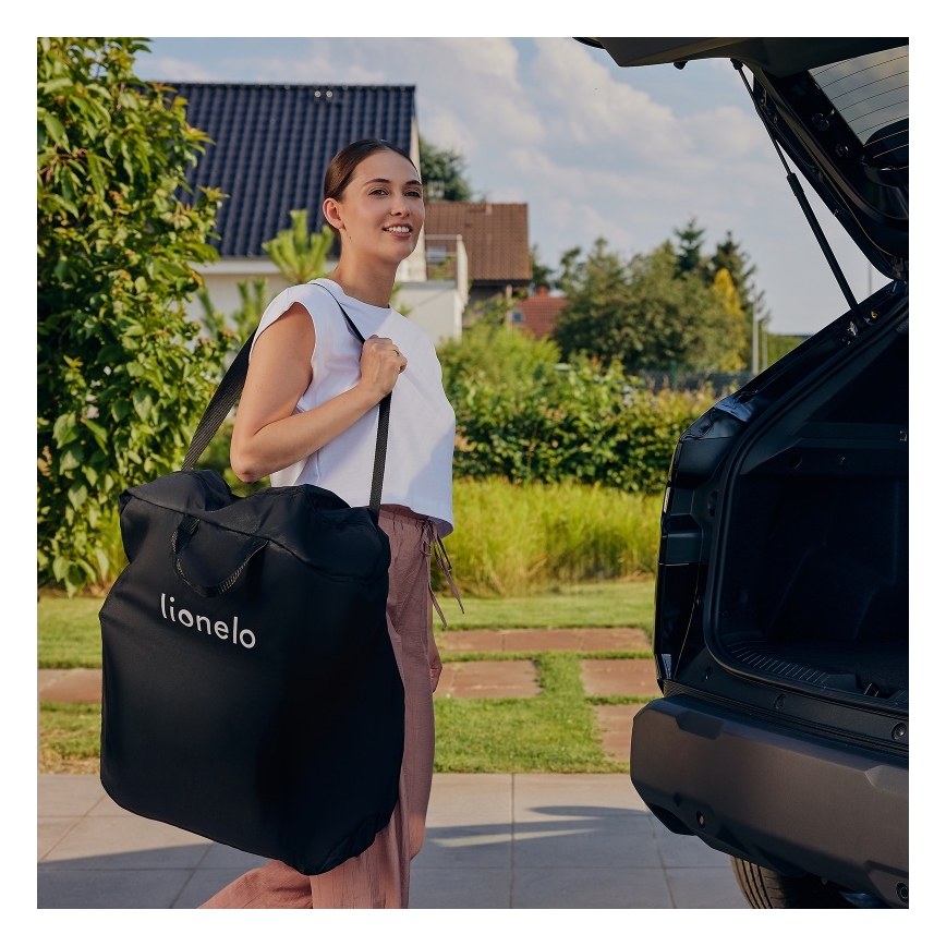 Lionelo - Sport-Kinderwagen JULIE ONE Schwarz