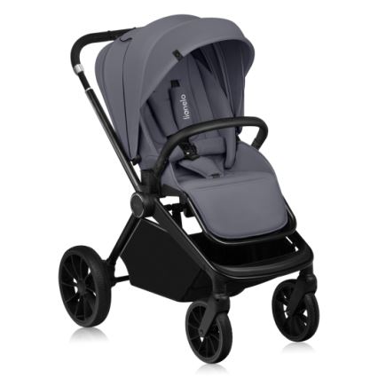 Lionelo - Sport-Kinderwagen MIKA PLUS Grey Stone