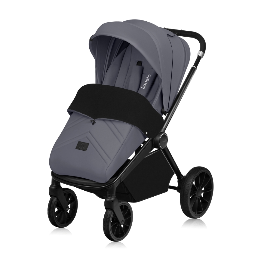 Lionelo - Sport-Kinderwagen MIKA PLUS Grey Stone