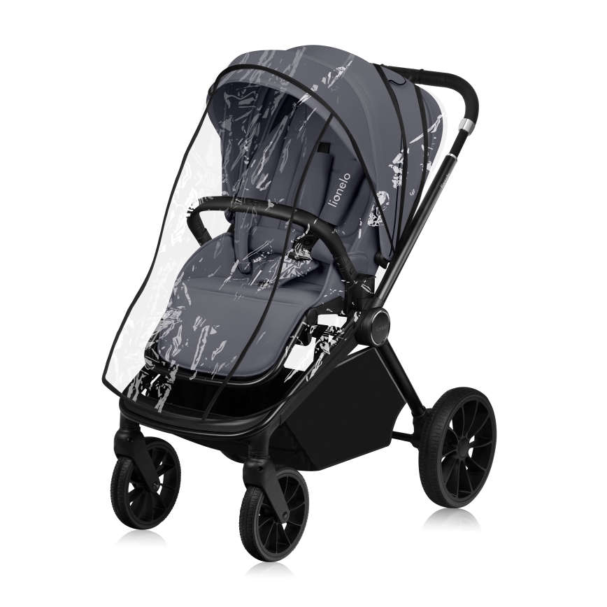 Lionelo - Sport-Kinderwagen MIKA PLUS Grey Stone