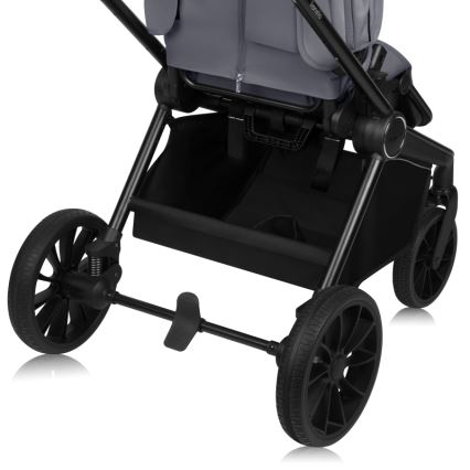 Lionelo - Sport-Kinderwagen MIKA PLUS Grey Stone