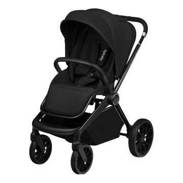 Lionelo - Sport-Kinderwagen MIKA PLUS Schwarzer Onyx