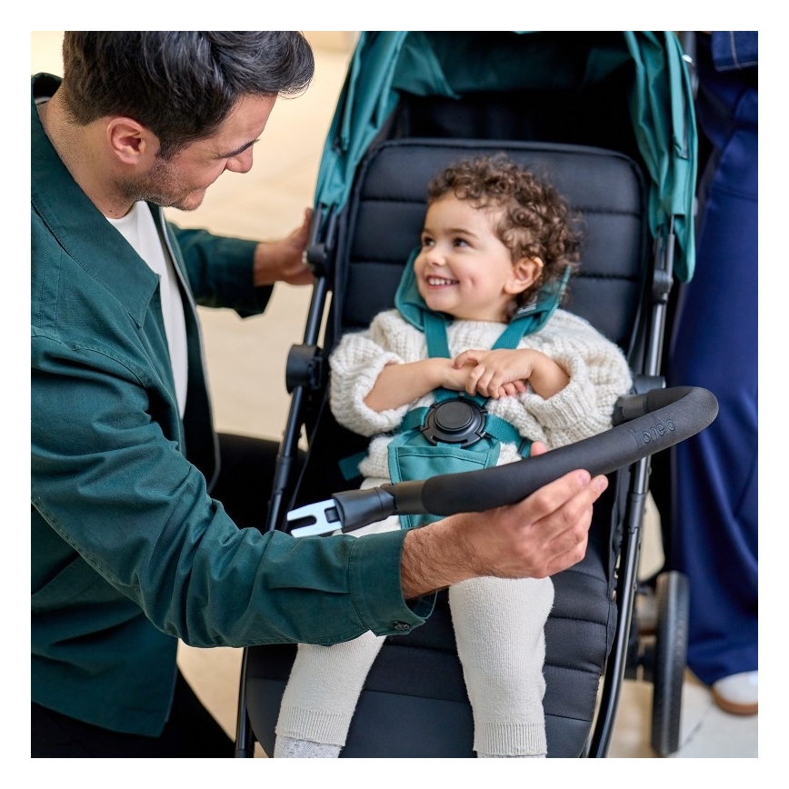 Lionelo - Sport-Kinderwagen MIRA Smaragdgrün