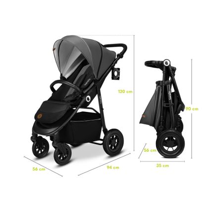 Lionelo - Sport-Kinderwagen NATT Beige Sand
