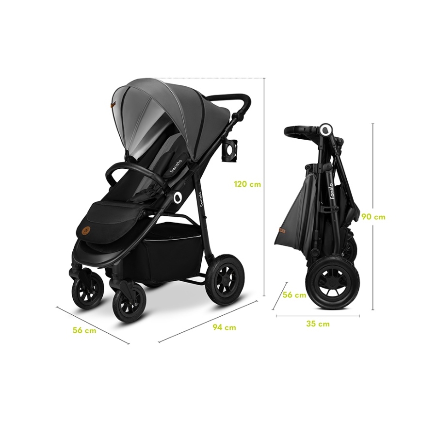 Lionelo - Sport-Kinderwagen NATT Beige Sand