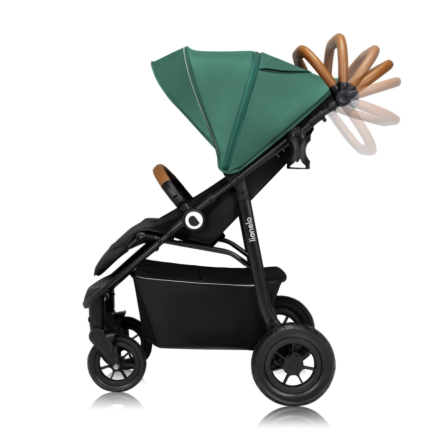 Lionelo - Sport-Kinderwagen NATT Smaragdgrün