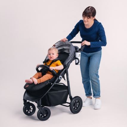Lionelo - Sport-Kinderwagen NATT Steingrau