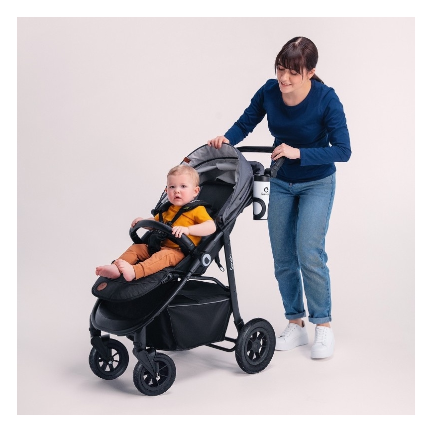 Lionelo - Sport-Kinderwagen NATT Steingrau