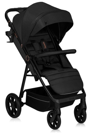 Lionelo - Sportkinderwagen MIRA Black Onyx