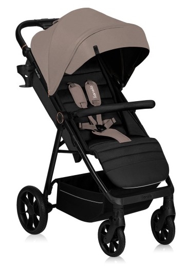 Lionelo - Sportlicher Kinderwagen MIRA Sandbeige