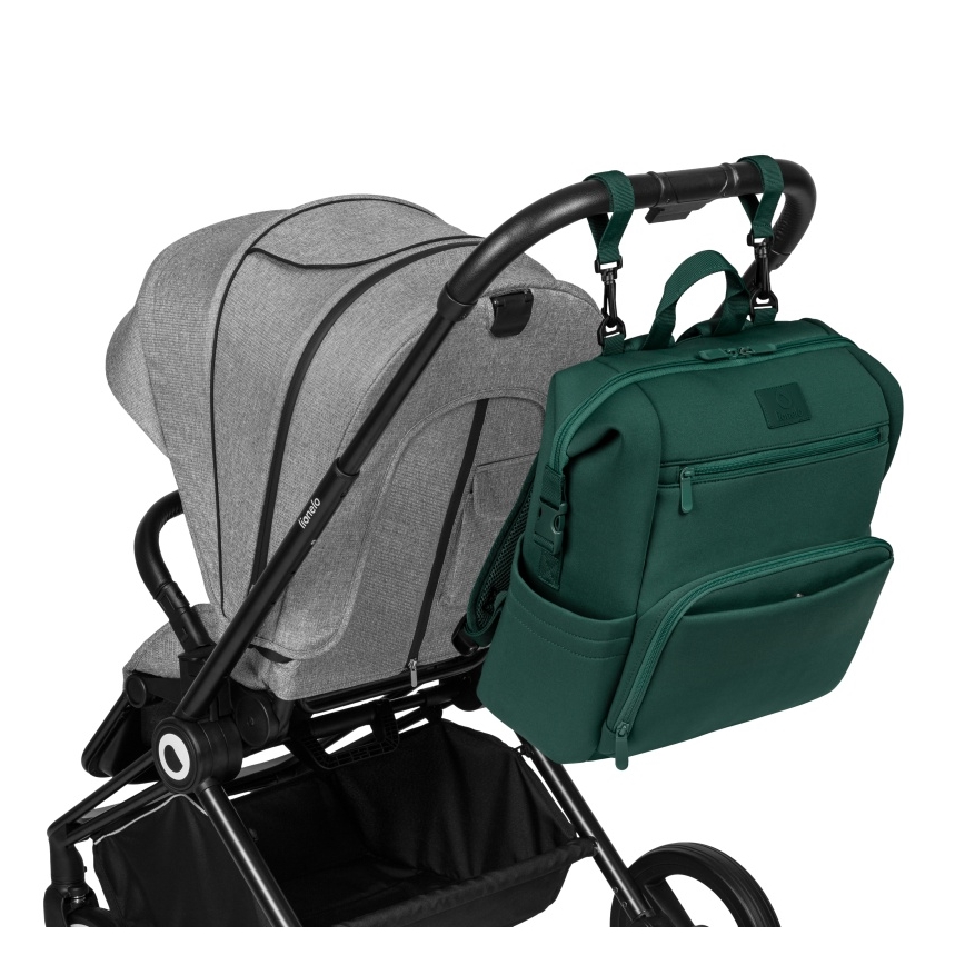 Lionelo - Wickeltasche für den Kinderwagen CUBE Green Forest