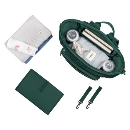 Lionelo - Wickeltasche für den Kinderwagen CUBE Green Forest