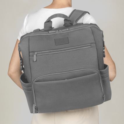 Lionelo - Wickeltasche für den Kinderwagen CUBE Grey Stone