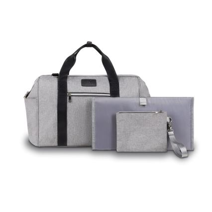 Lionelo - Wickeltasche für Kinderwagen IDA Grey Concrete