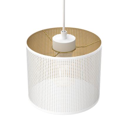 Deckenleuchte an Kabel LOFT SHADE 3xE27/60W/230V weiß/gold