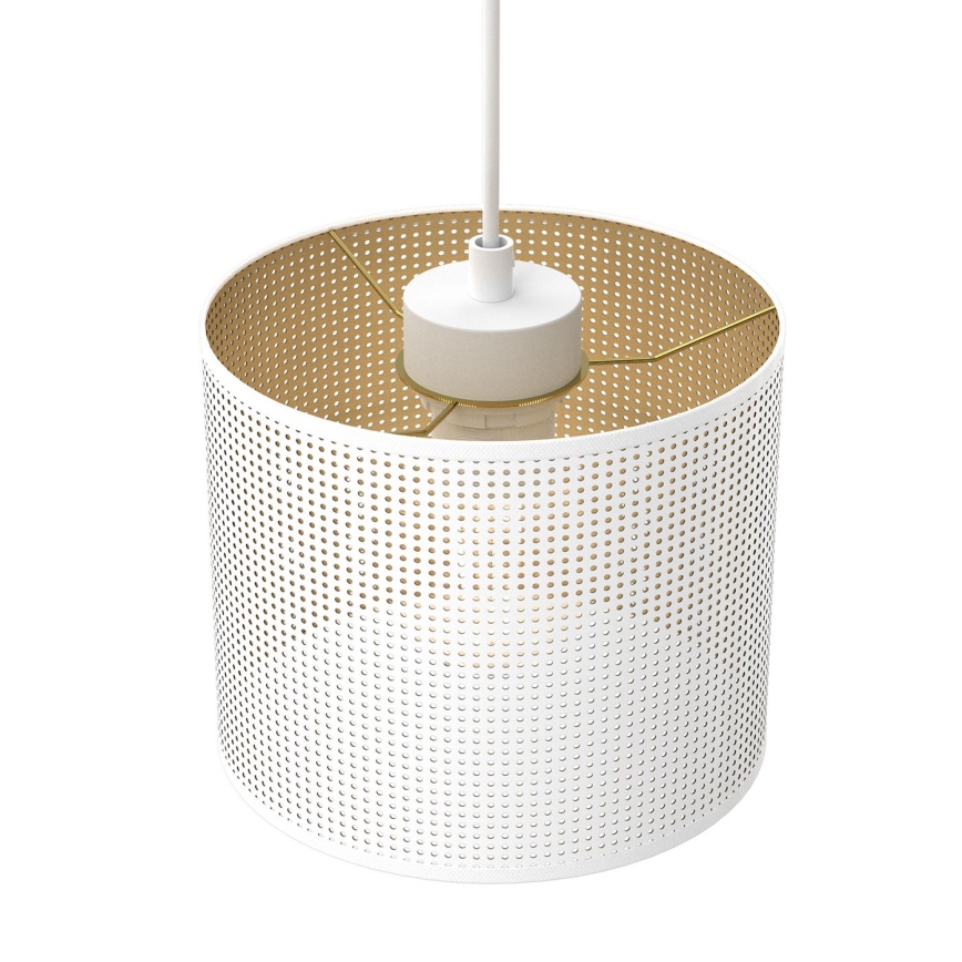Deckenleuchte an Seil LOFT SHADE 5xE27/60W/230V weiß/gold